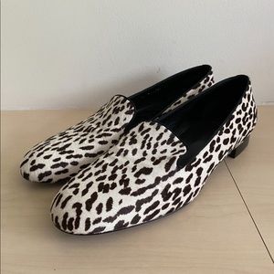 Saint laurent brushed horse hair shoes